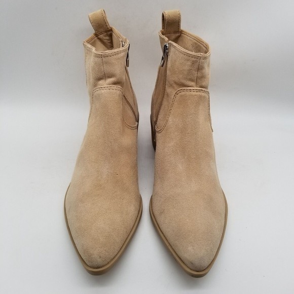 Dolce Vita Suede Almond Toe Able  Ankle Booties - Picture 3 of 6